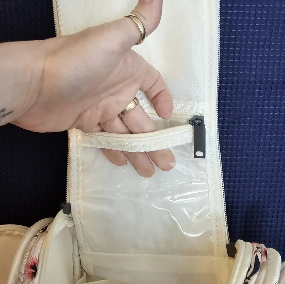 Floral Hanging Toiletry Bag